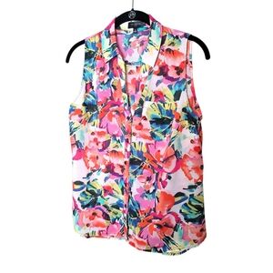 The Limited Petite Floral Sleeveless Women's Top Size Medium